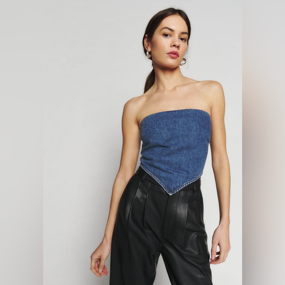 (NWOT) Reformation - Braxton Handkerchief Top